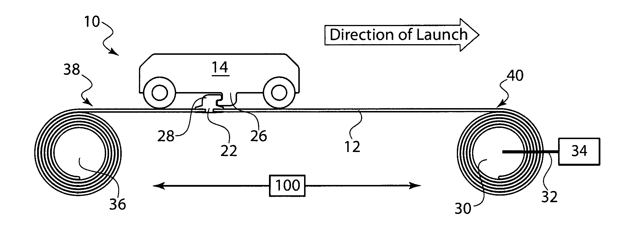 Electric unmanned aerial vehicle launcher