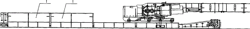 Reversed loader lap joint middle trough with guide mechanisms