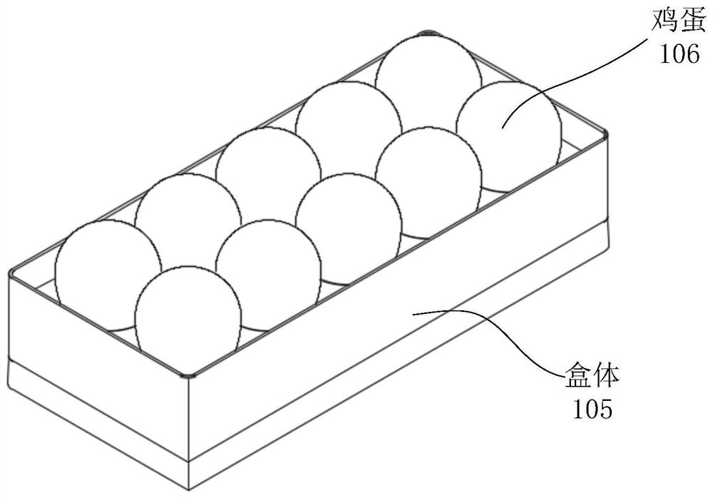 Food storage device, refrigerator and food monitoring method and device