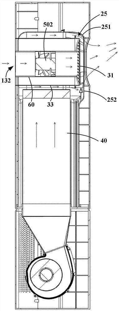 Vertical air conditioner indoor unit