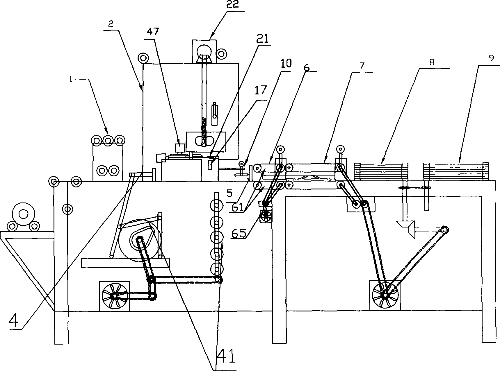 Napkin packing machine