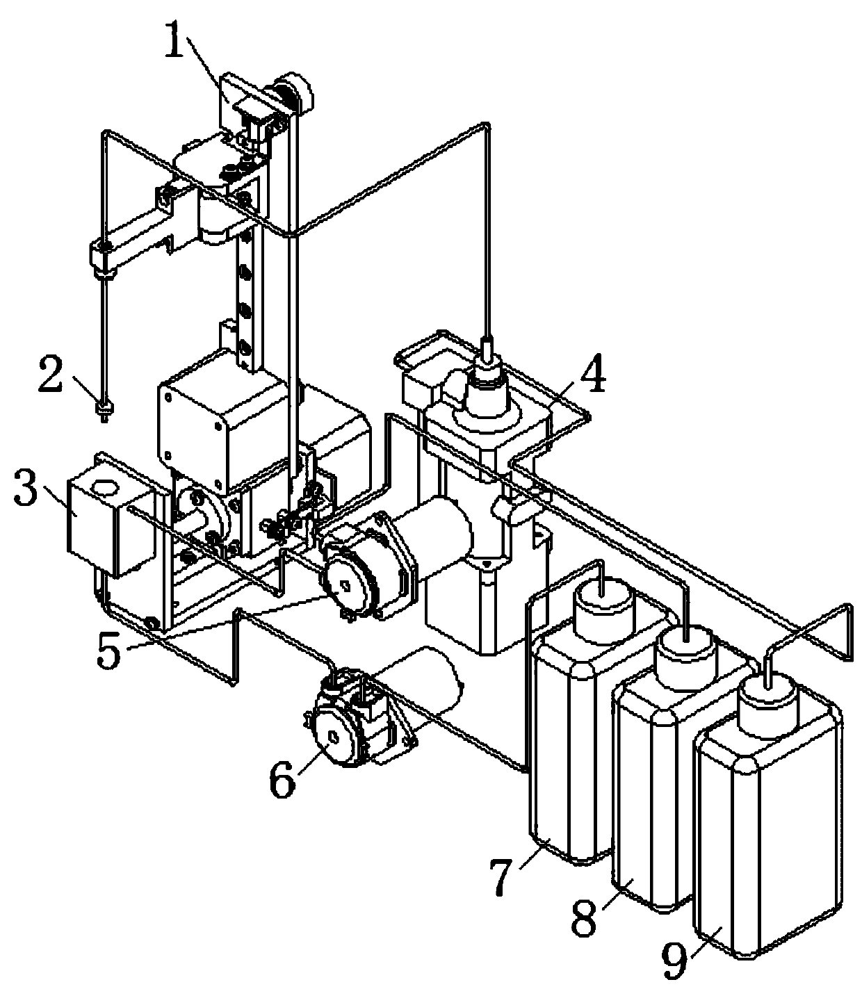 Anti-blood coagulation stirring system