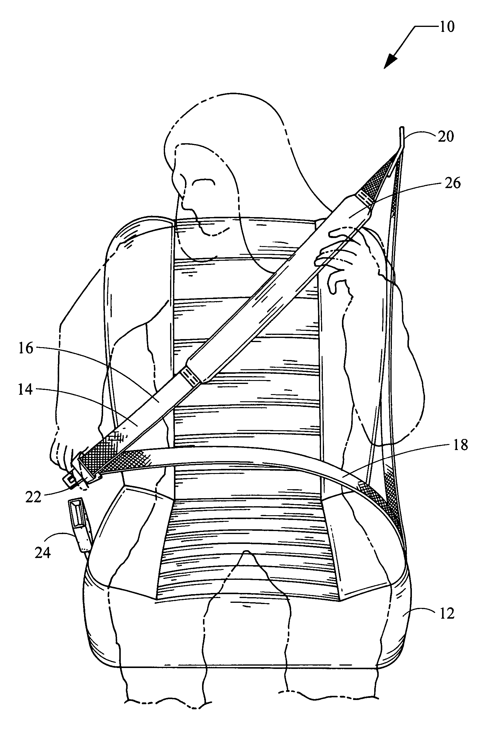 Dual spool retractor seat belt system