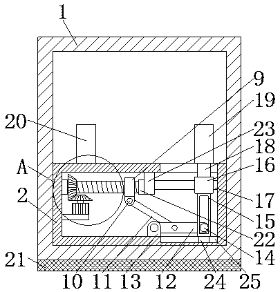 On-line detection structure of quartz crystal shell pressure sealing