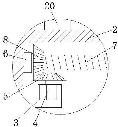 On-line detection structure of quartz crystal shell pressure sealing