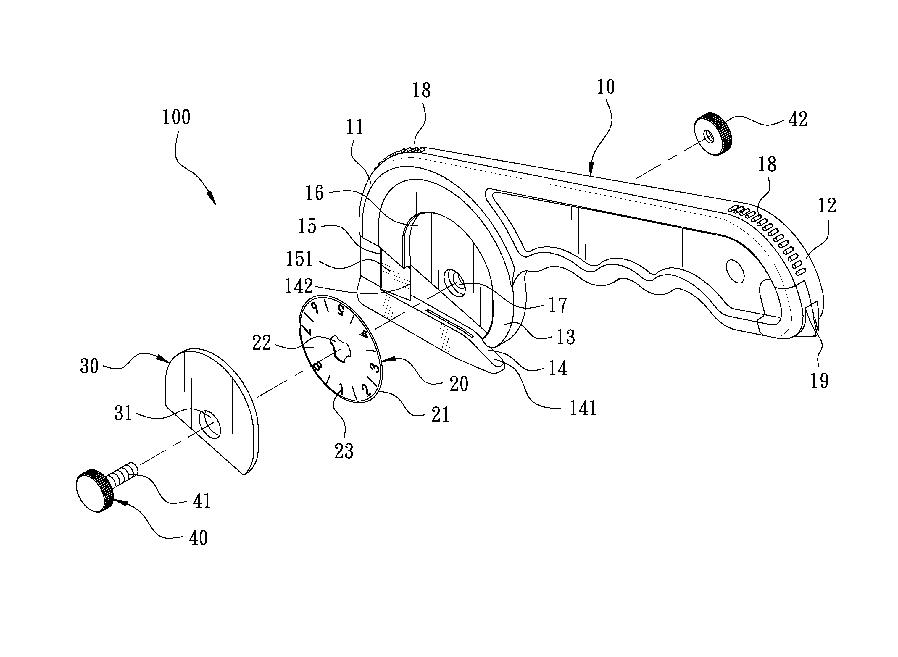 Cutter for woven belts