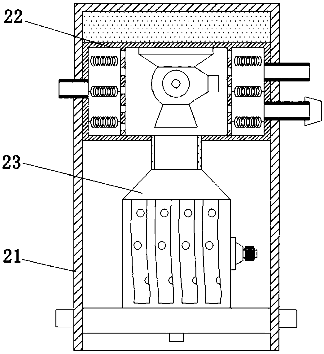 Main machine of central vacuum cleaner for smart home