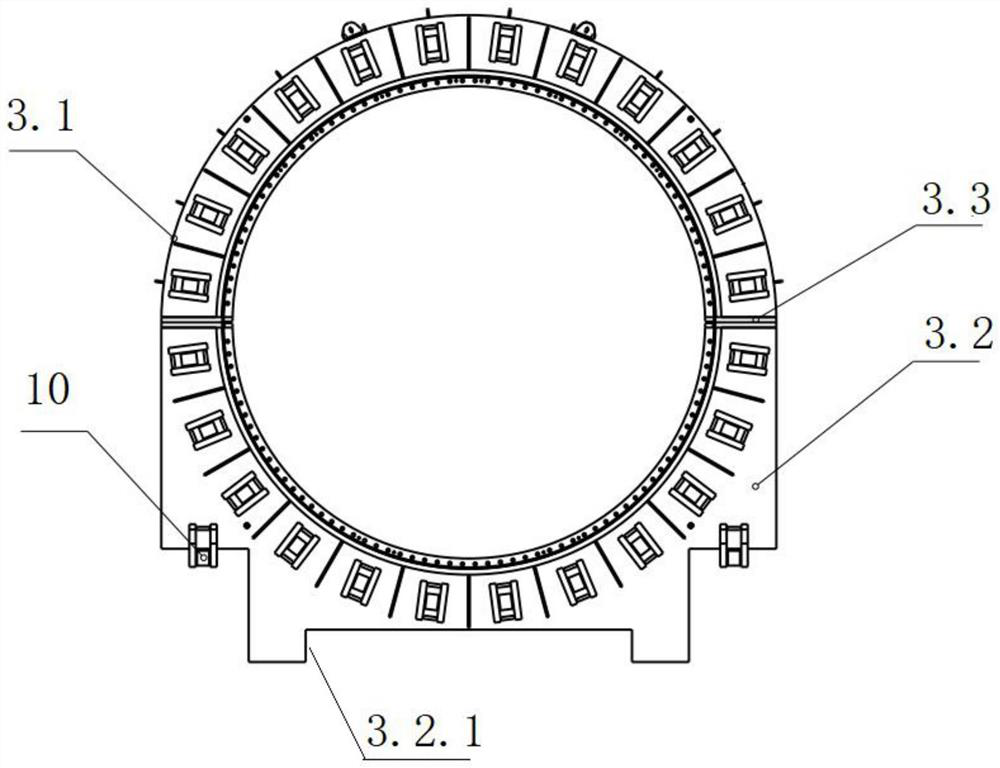 Bearing working condition simulation test bench