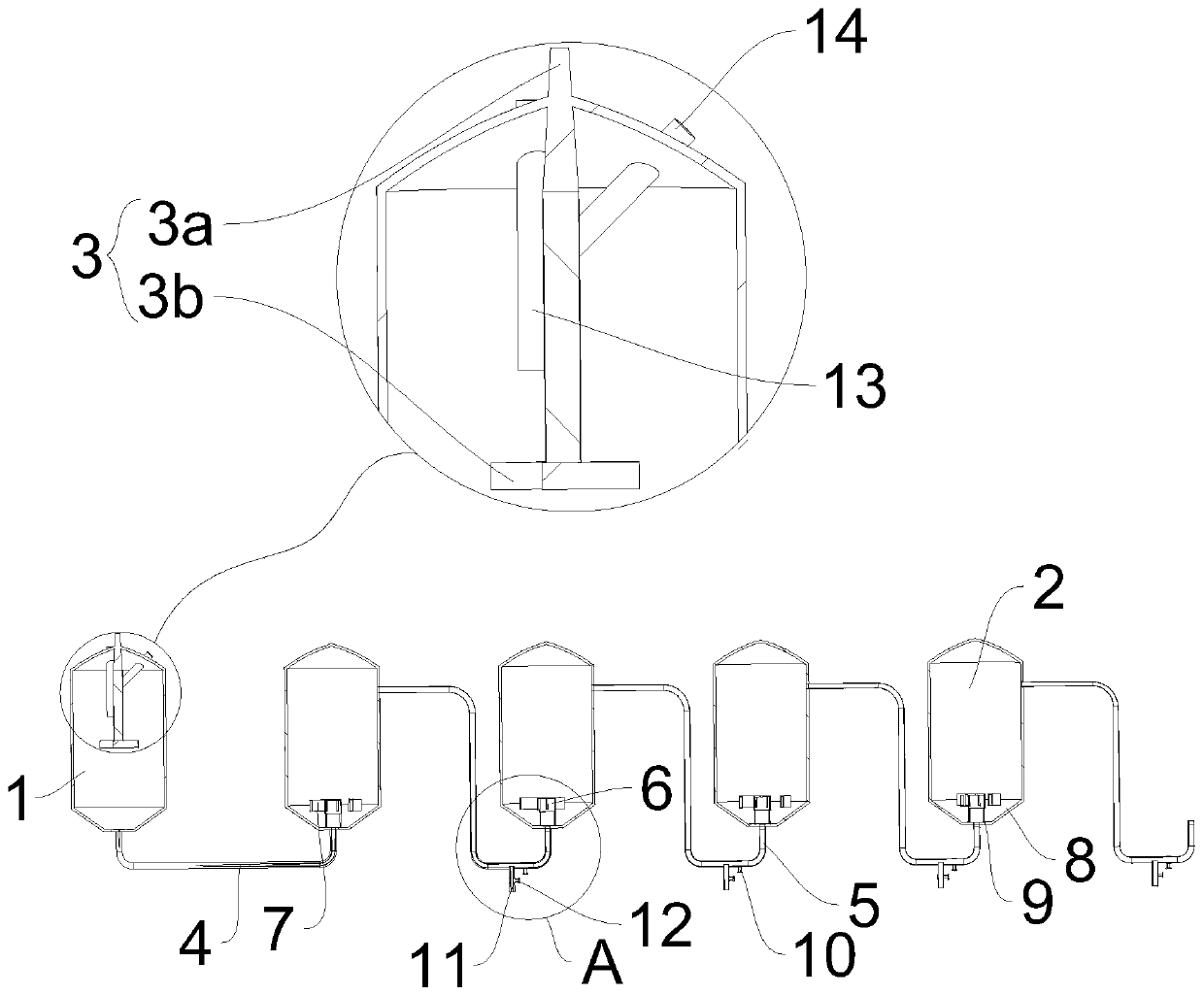 Saccharification system and method for starch sugar