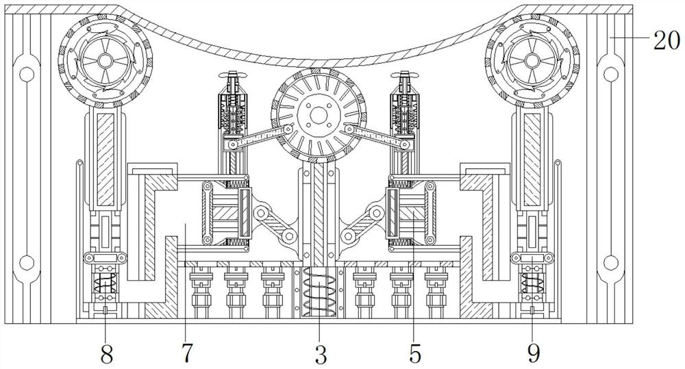 Auxiliary device capable of improving preshrinking quality and preventing wrinkles and used for steam preshrinking of garment fabric