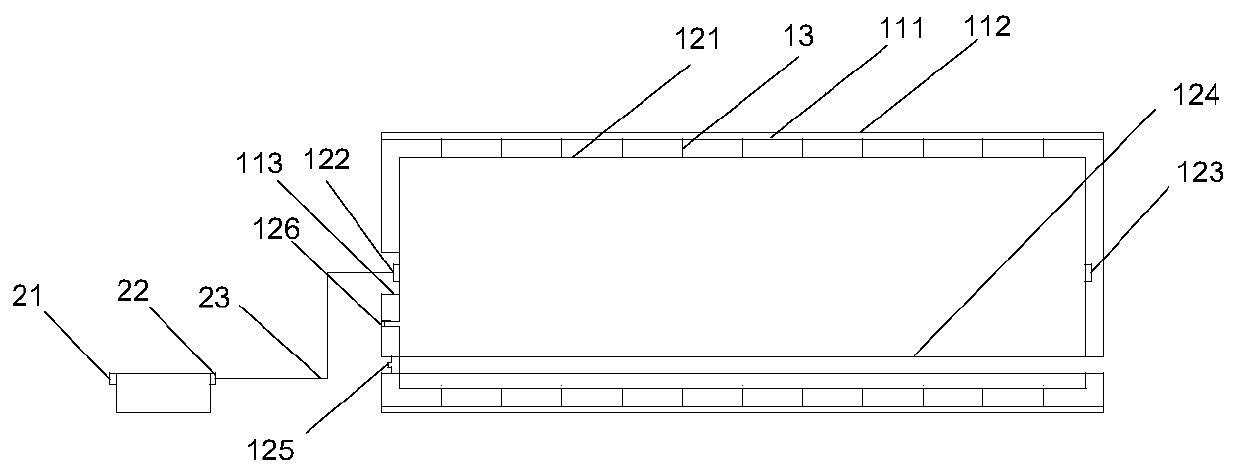 Temporary isolation wall provided with double-layer air bags and used for closed wind path roadway of underground coal mine