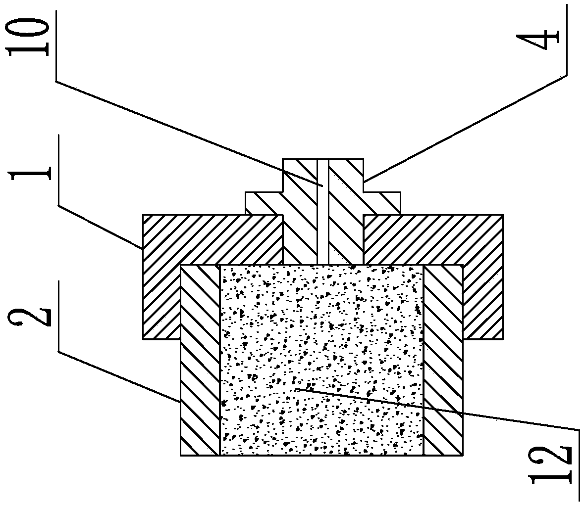 Device and method for hydraulically measuring concrete demoulding performance