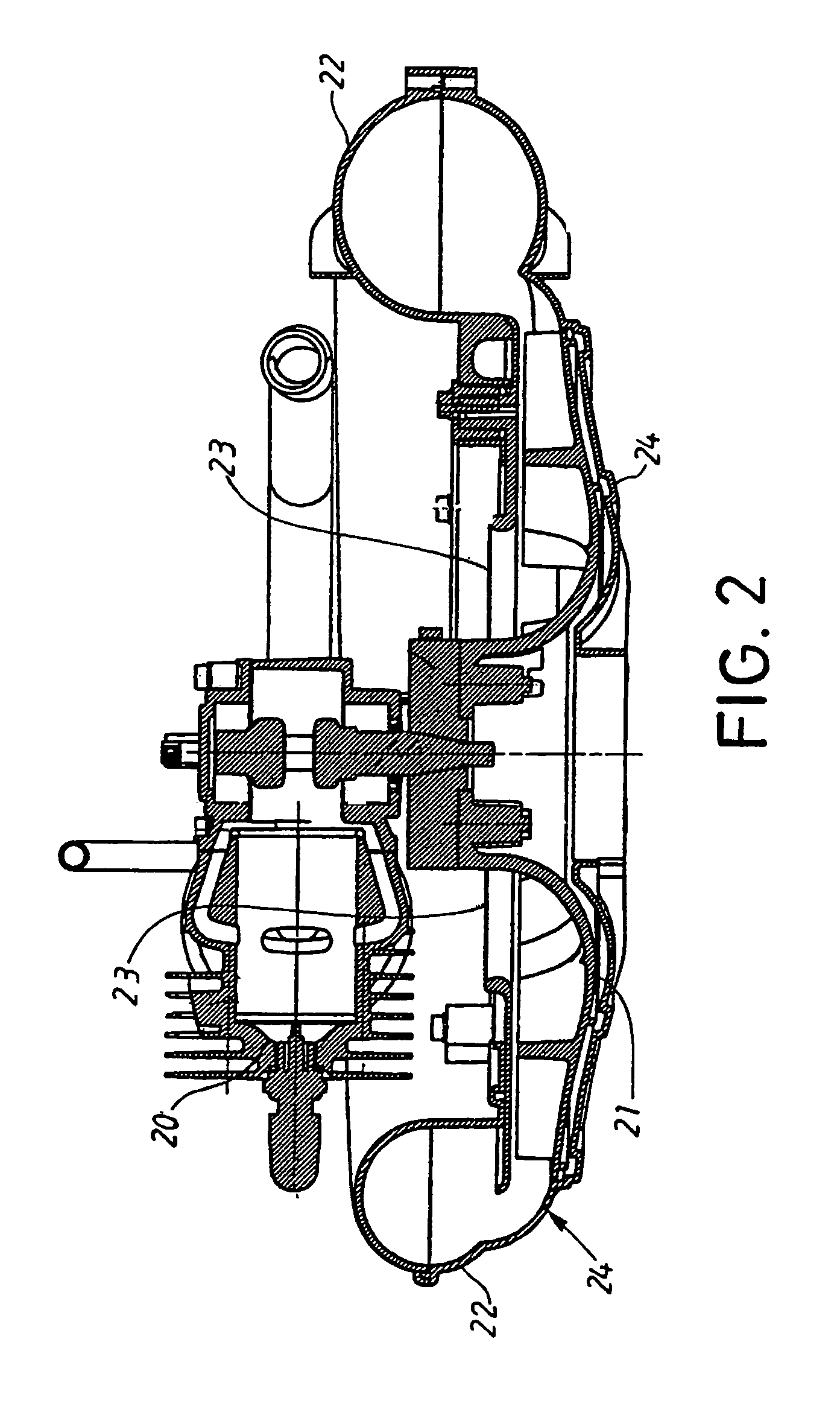 Cooling system for a blower