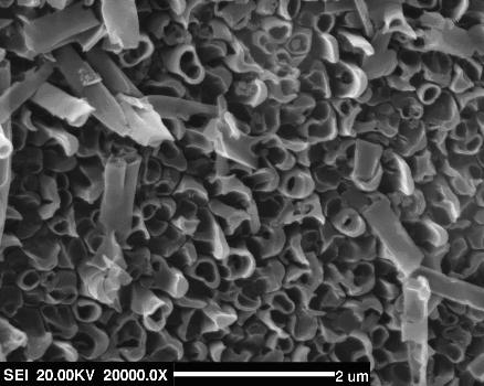 Method for preparing carbon nano tube composite material loaded with nano indium-tin oxide