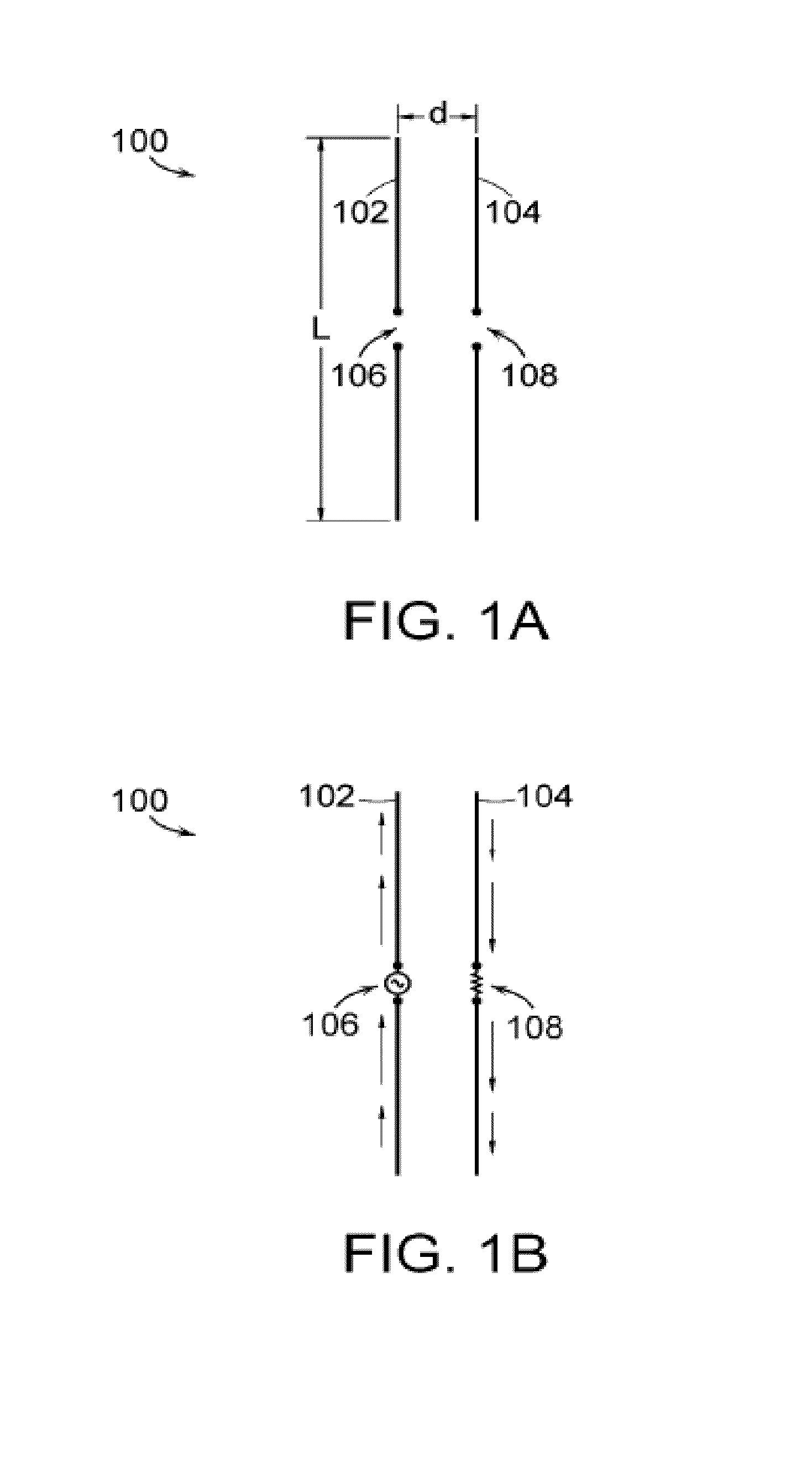 Antenna structures and methods thereof that have disparate operating frequency ranges