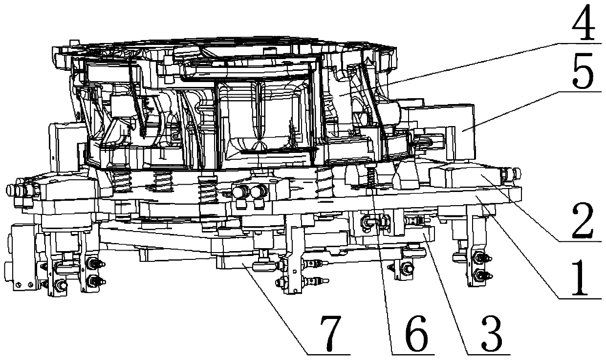 Special clamping jaw for transmission cases