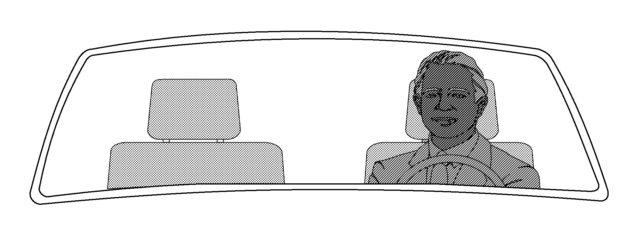 Vehicle occupancy detection via single band infrared imaging