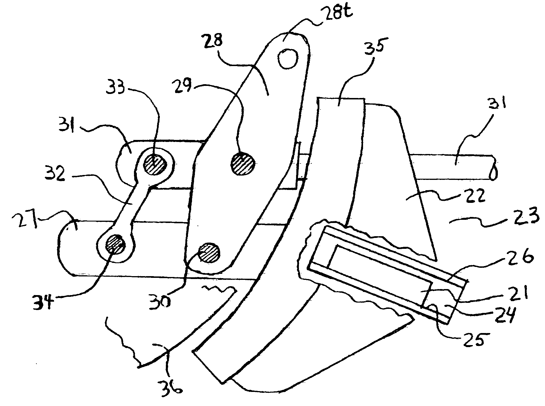 Brake system stabilizer assembly