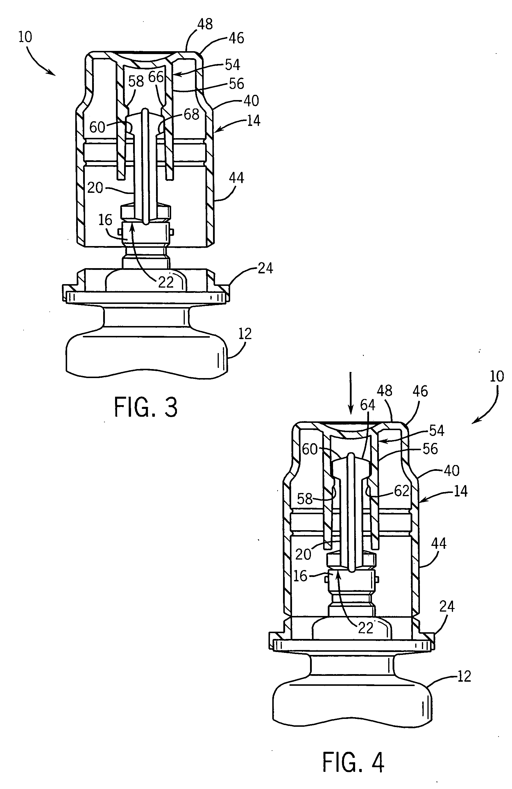 Blow fill sealed container with twist off top operated by overcap and method of making the same