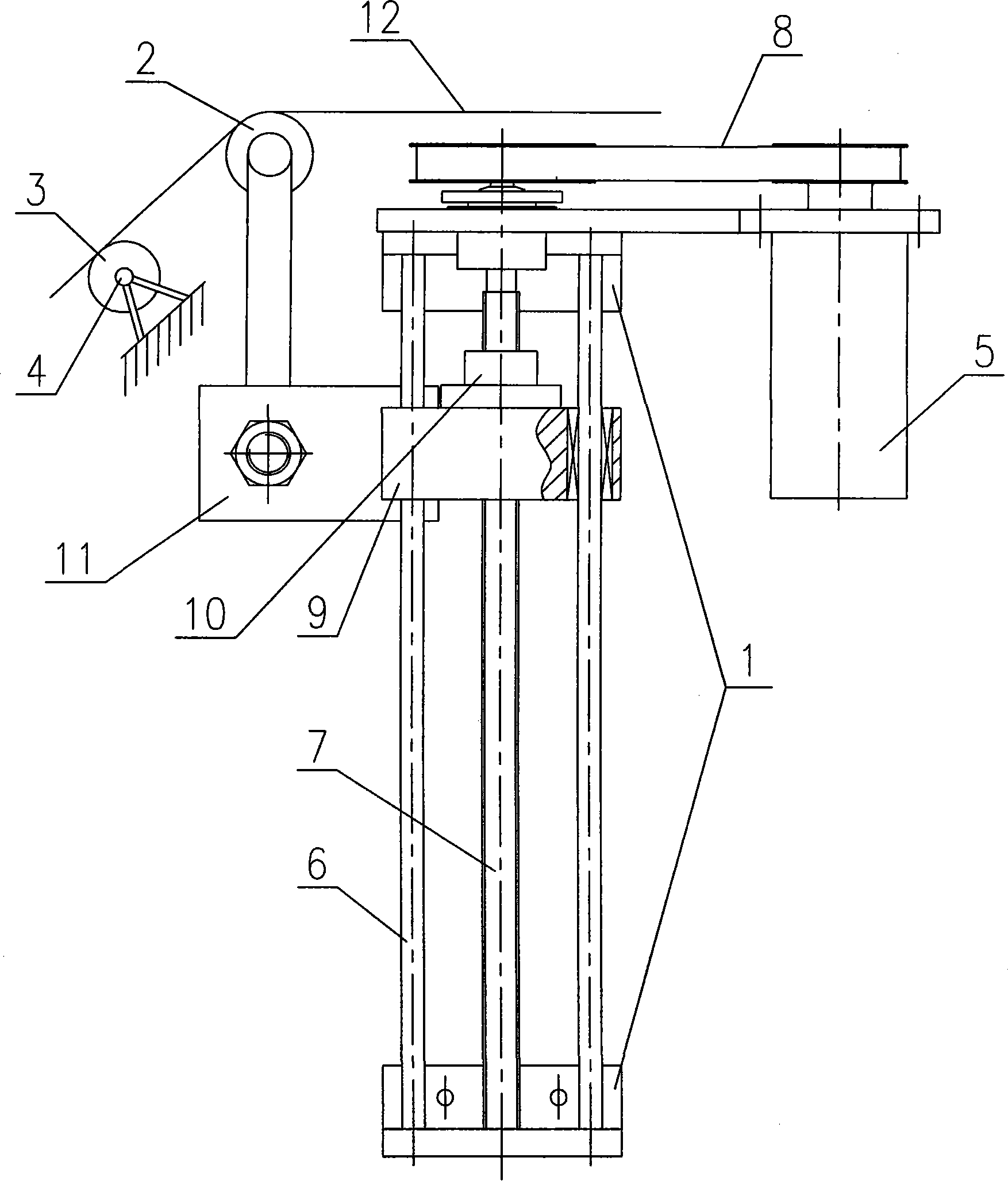 Intelligent tension-adjusting gear