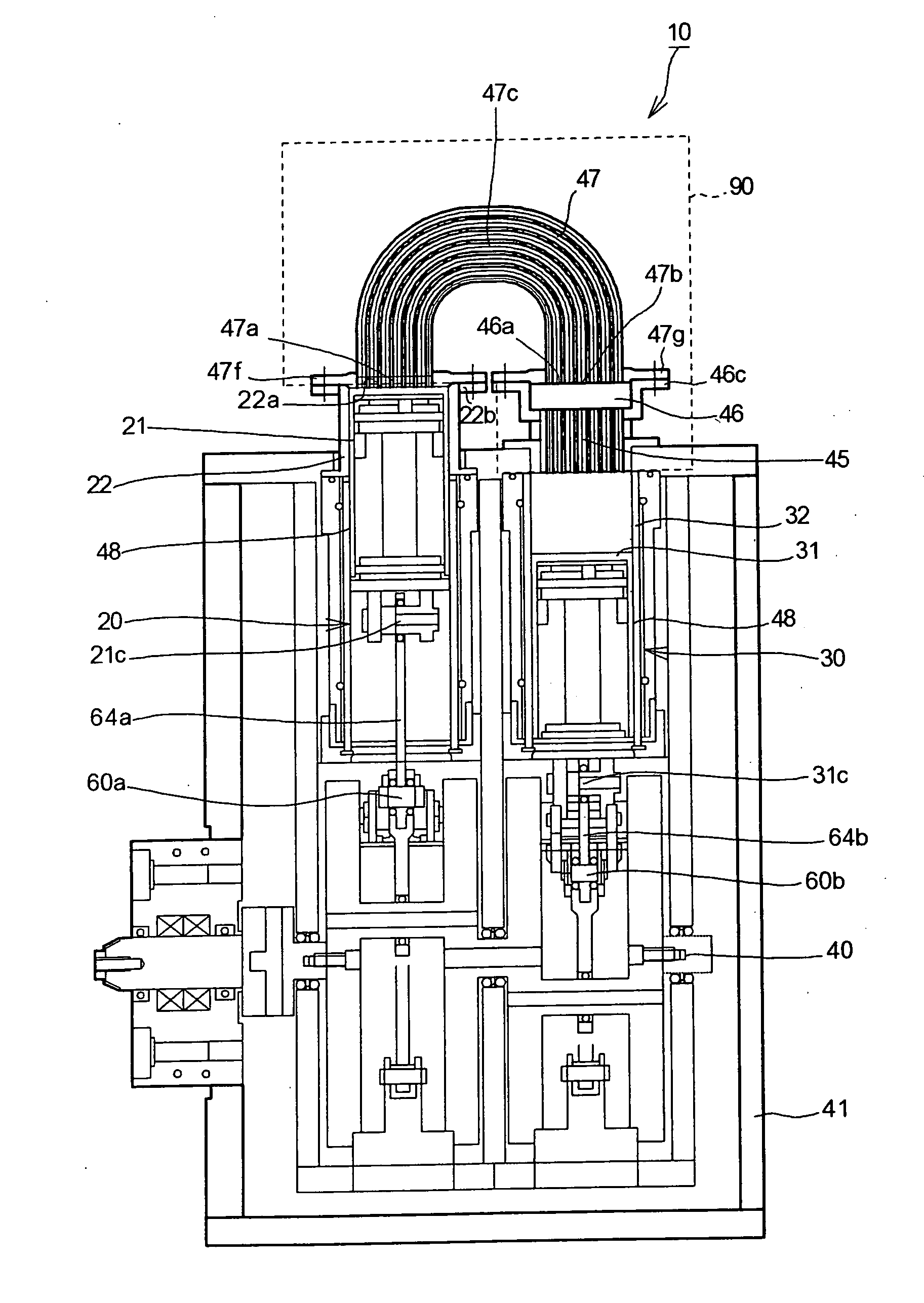 Stirling engine and hybrid system that uses the stirling engine