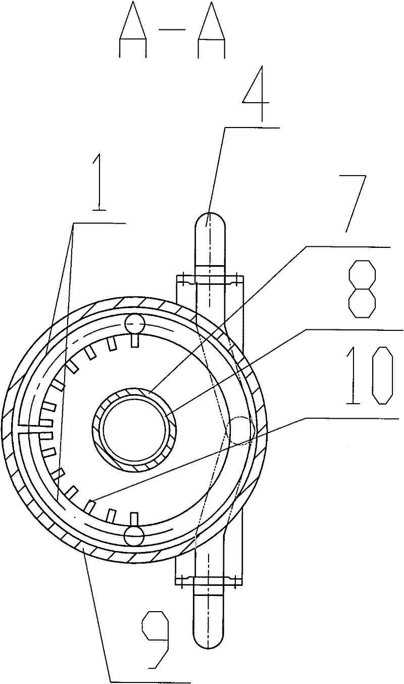 Cast tube water cooling system used for centrifugal casting machine