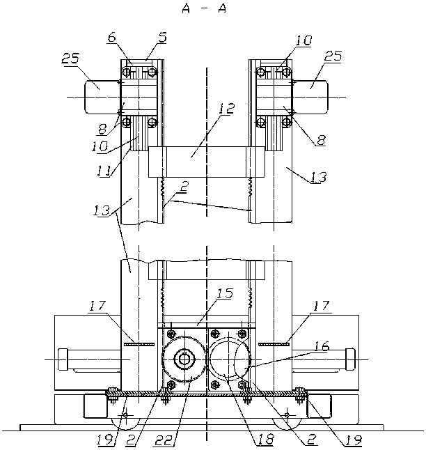 A vertical lifting mechanism of an automatic and semi-automatic wall plastering machine