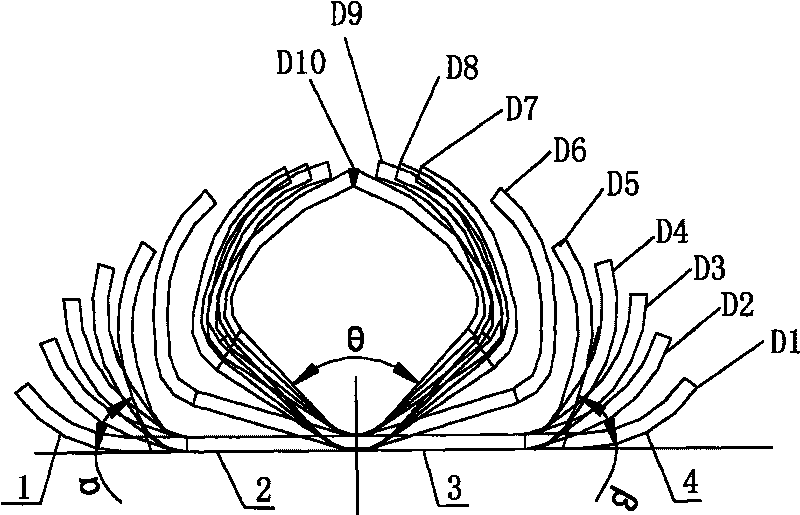 Method for processing open-web sharp-angled rhomboid tube