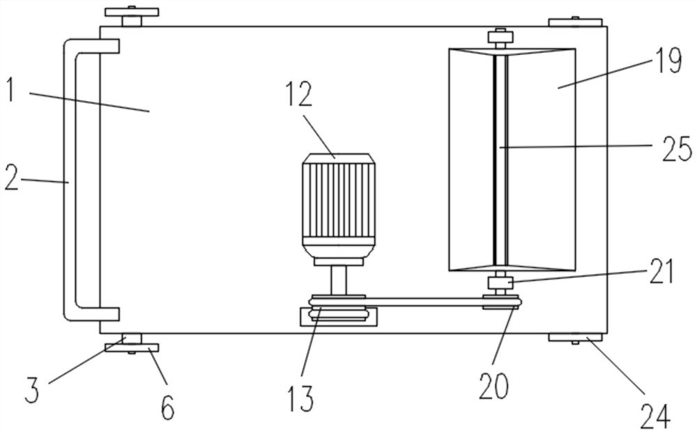 Soil loosening device for garden fertilization