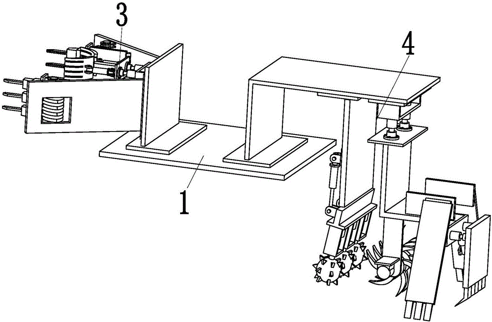 Automatic treatment maintenance equipment for high-speed rails