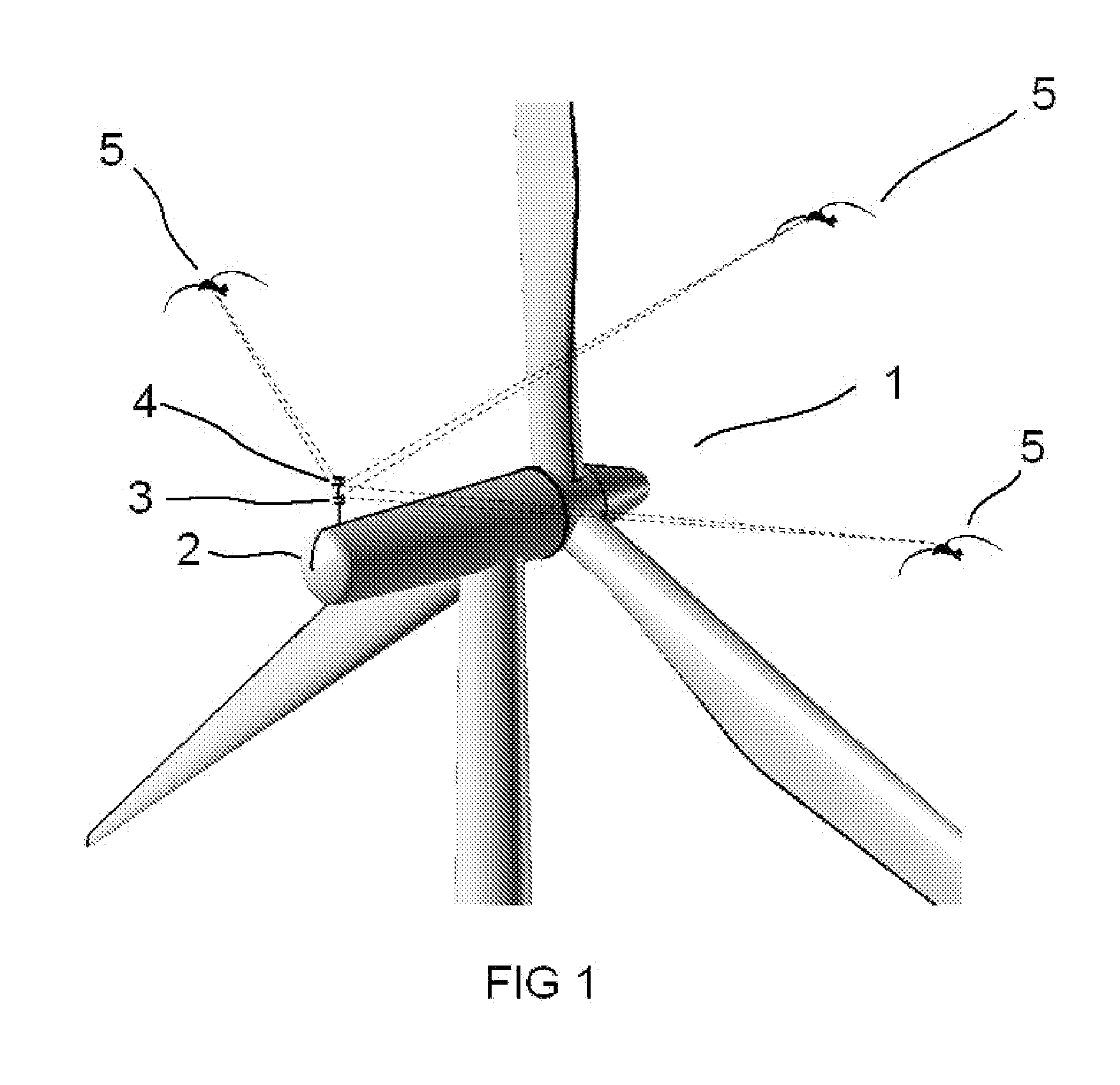 Arrangement and Method to Prevent a Collision of a Flying Animal with a Wind Turbine