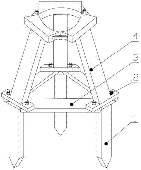 Supporting frame for tree transplanting