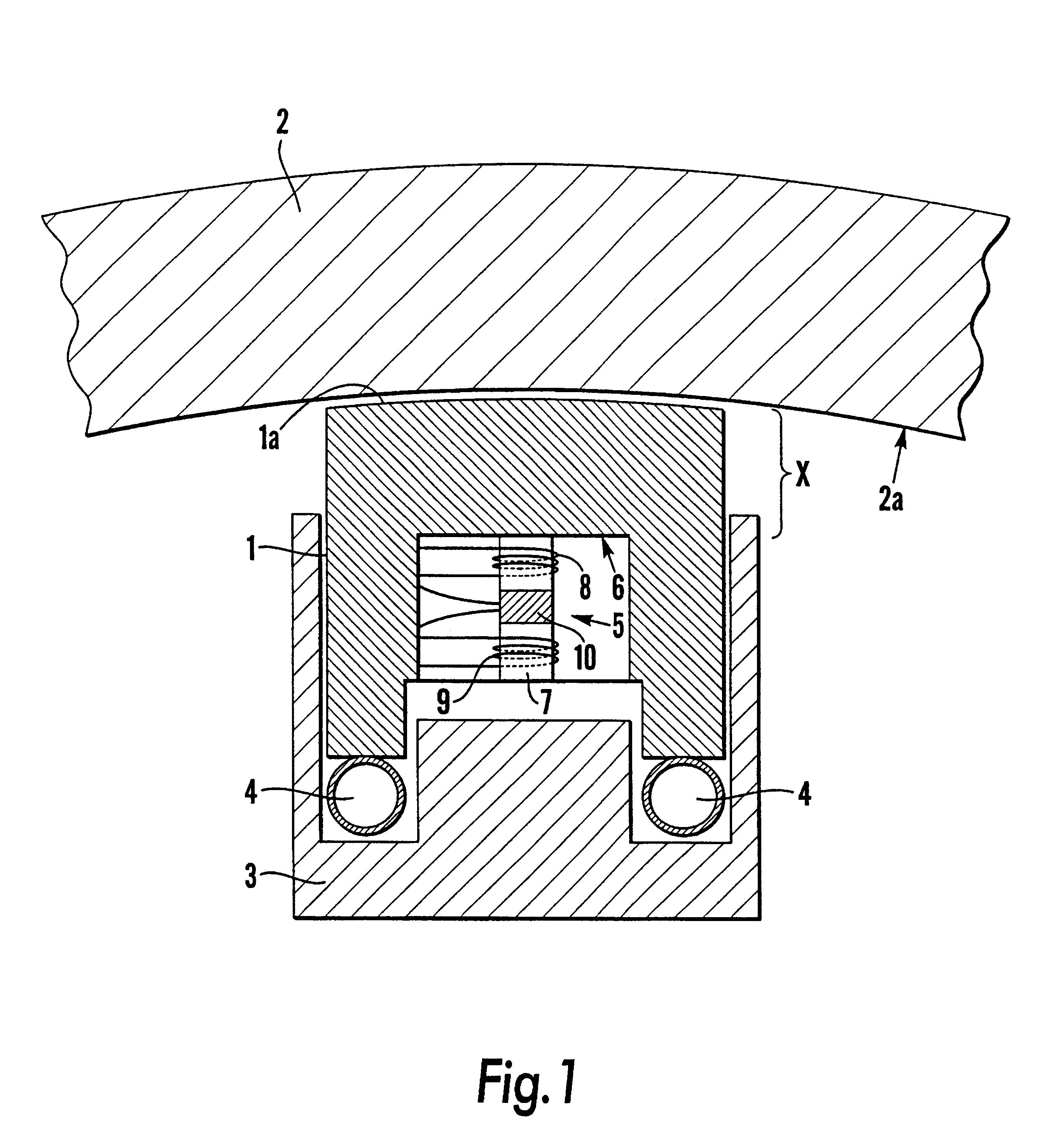 Suction roll seal strip with wear indicator