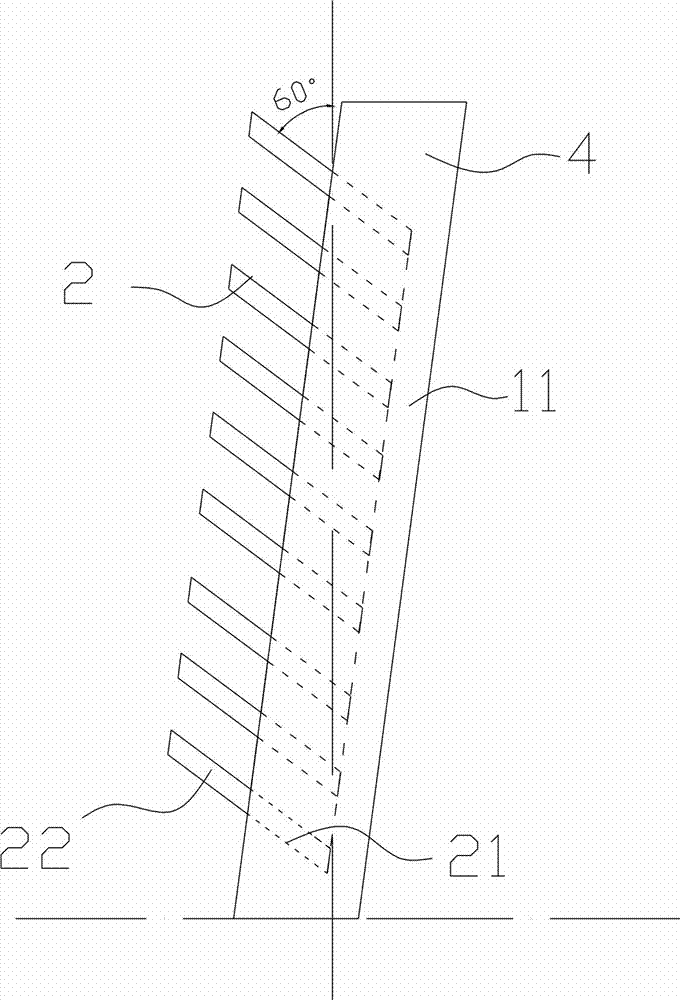 Transverse distribution lamella purifier and settling pond with same