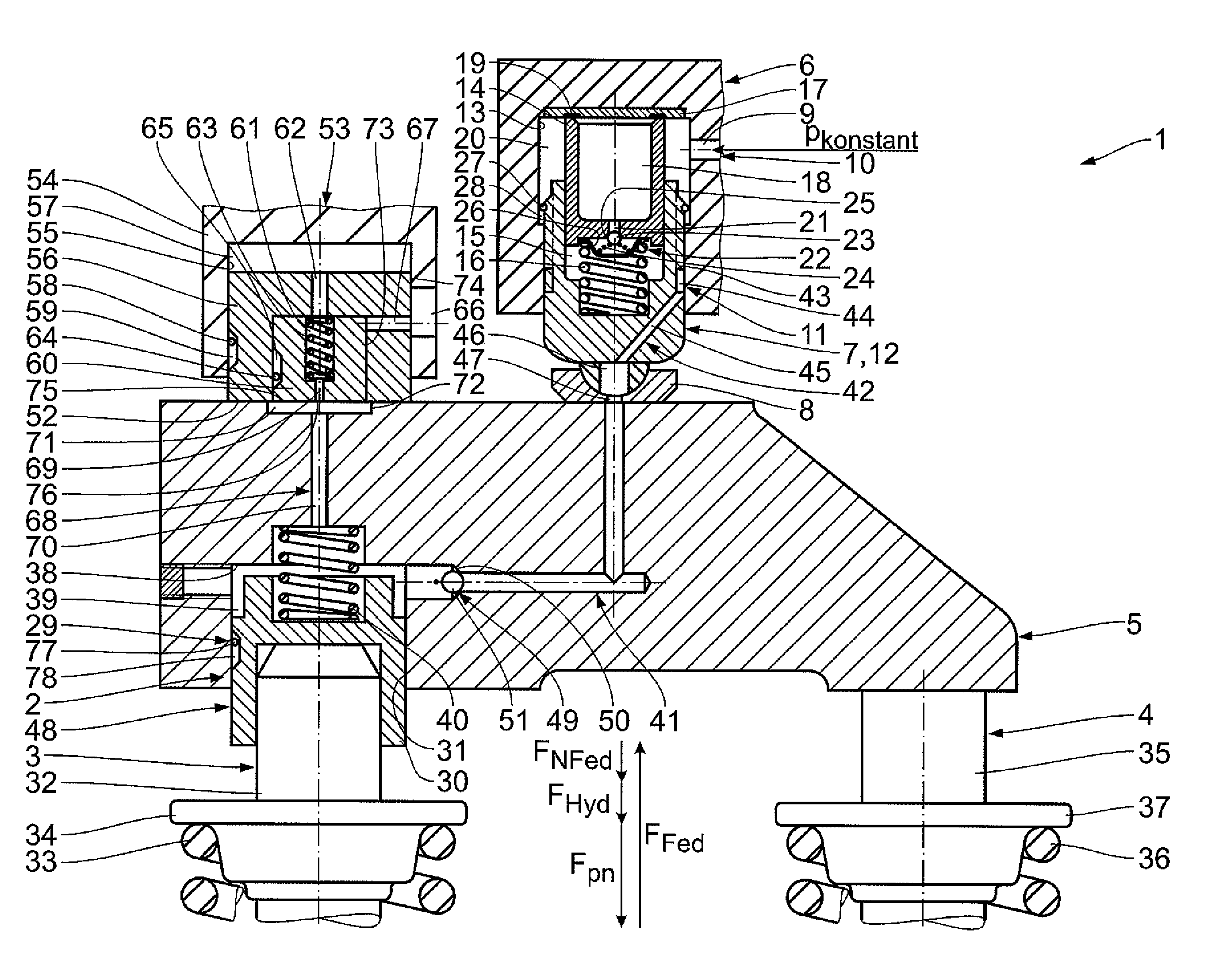 Internal combustion engine having a motor brake assembly