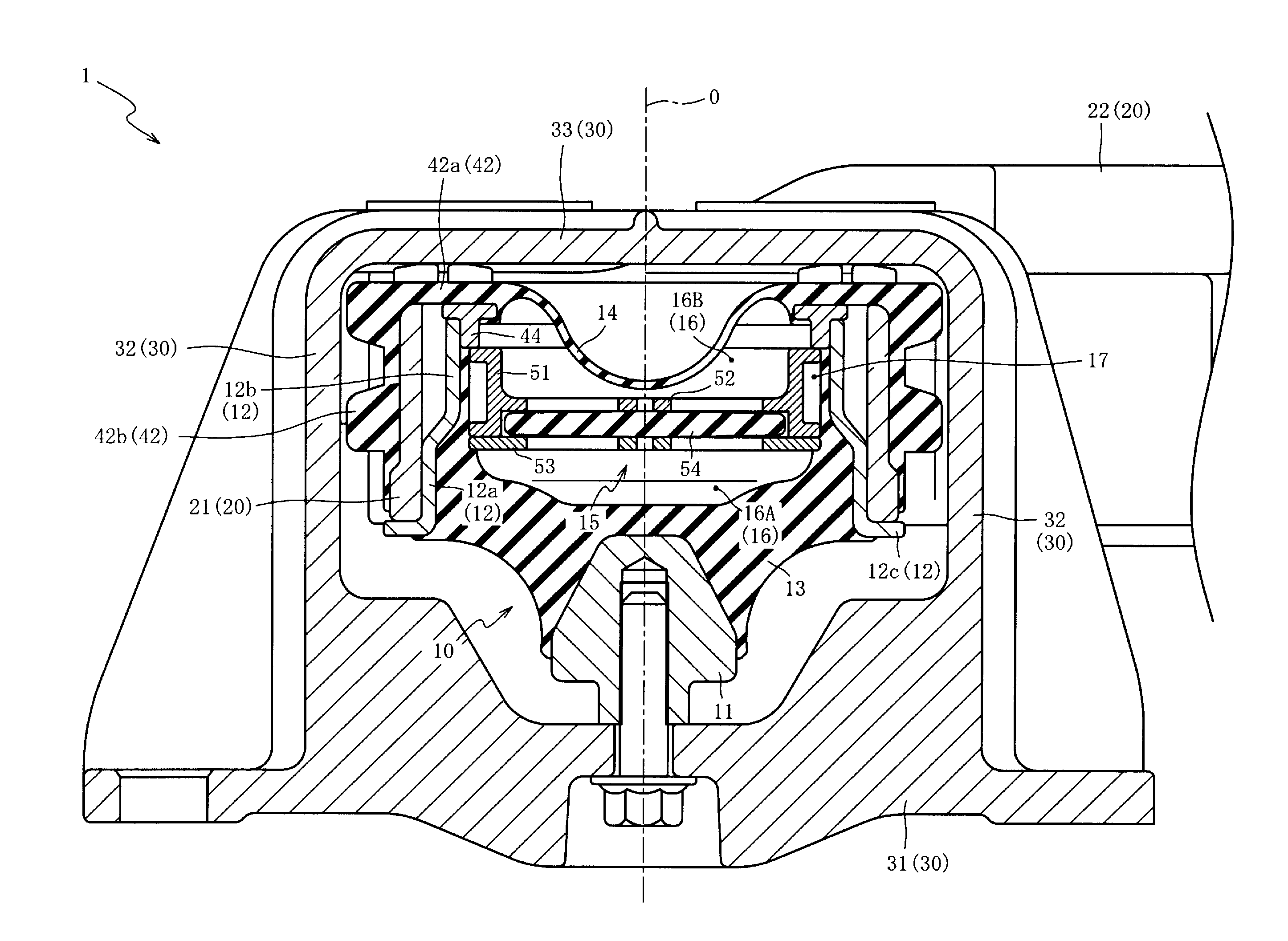 Vibration isolation unit