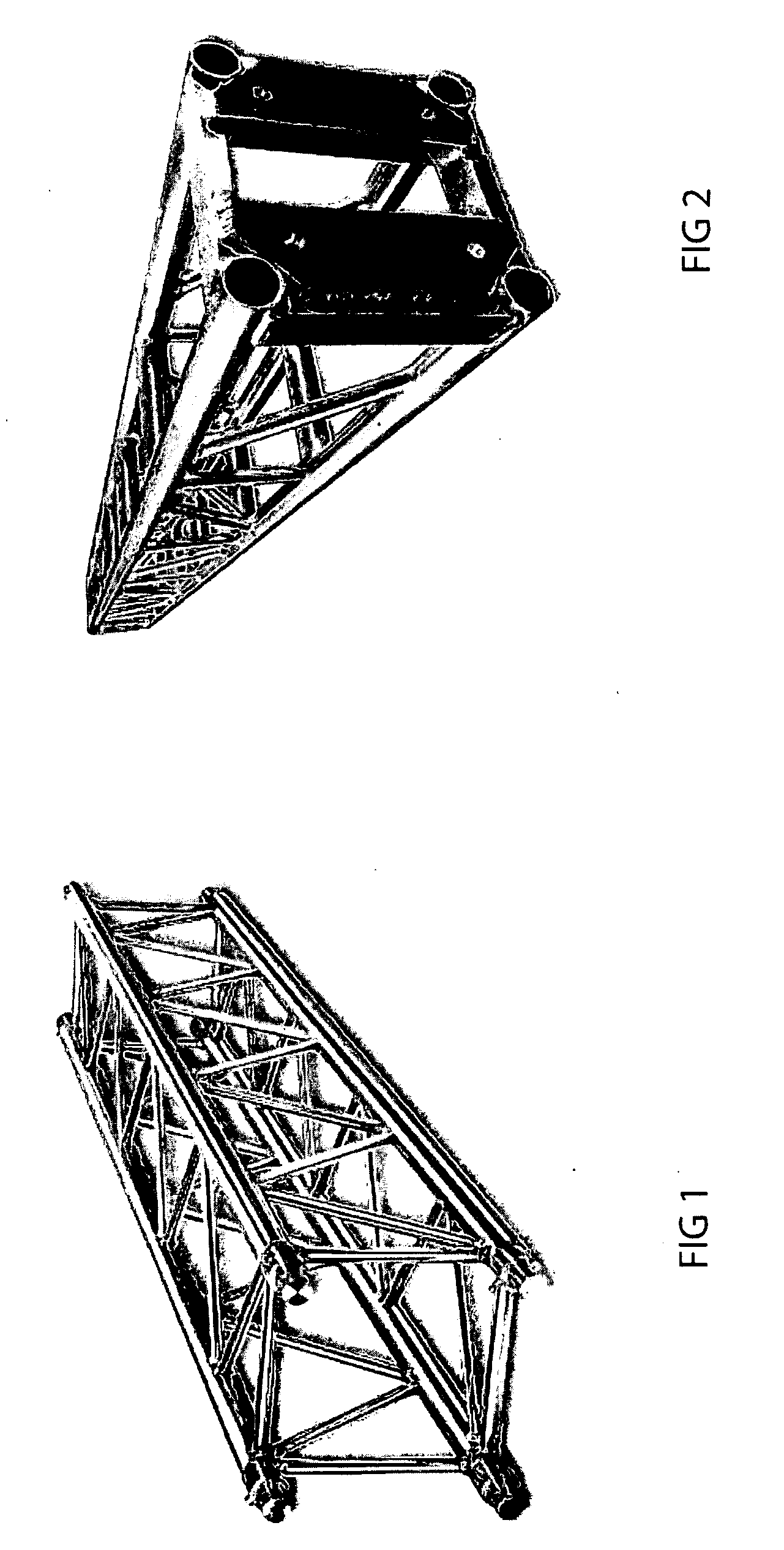 Folding Truss System With Integrated Entertainment Technology Equipment and Method Thereof