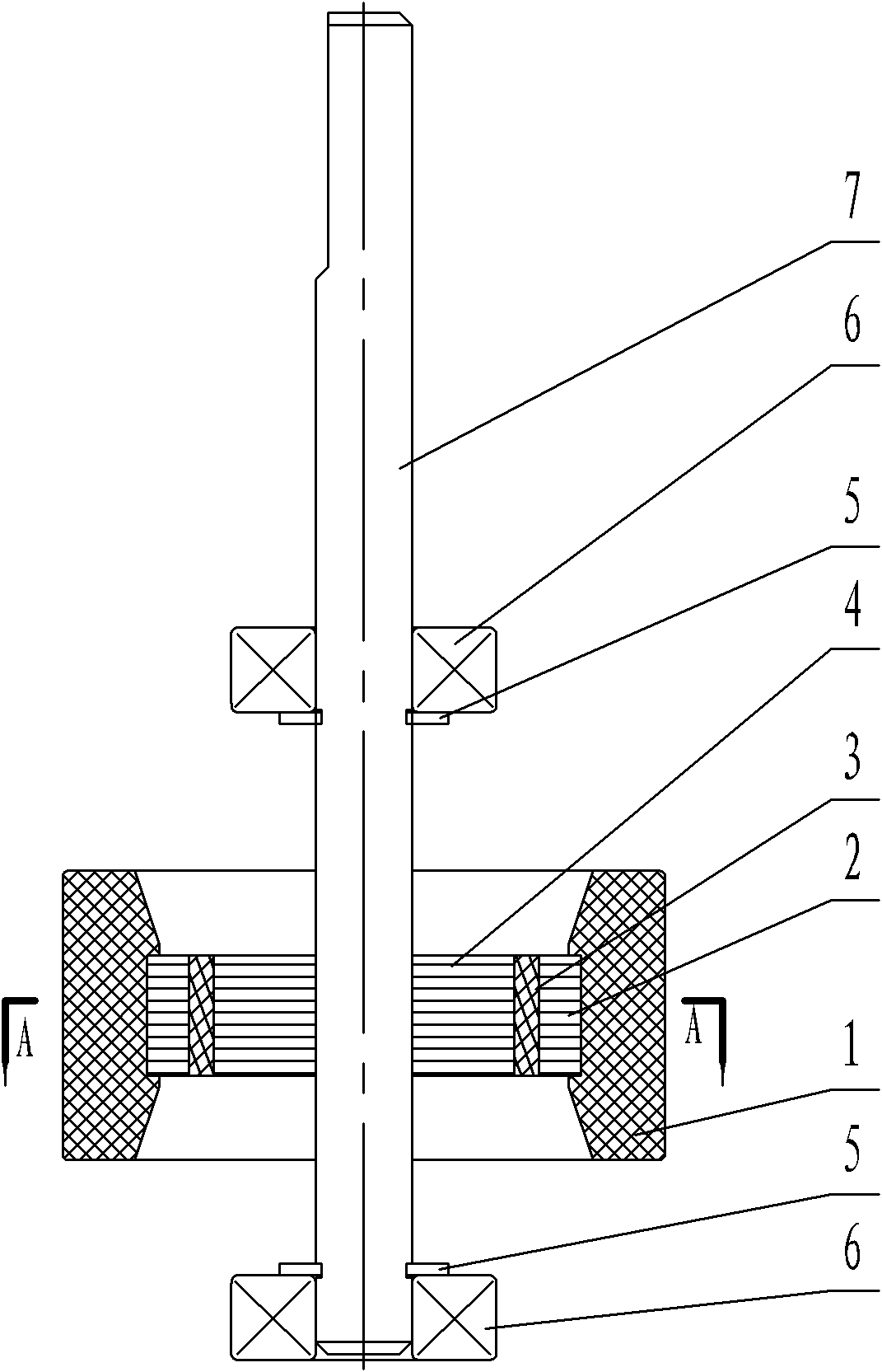 Electric corrosion prevention rotor and production method thereof