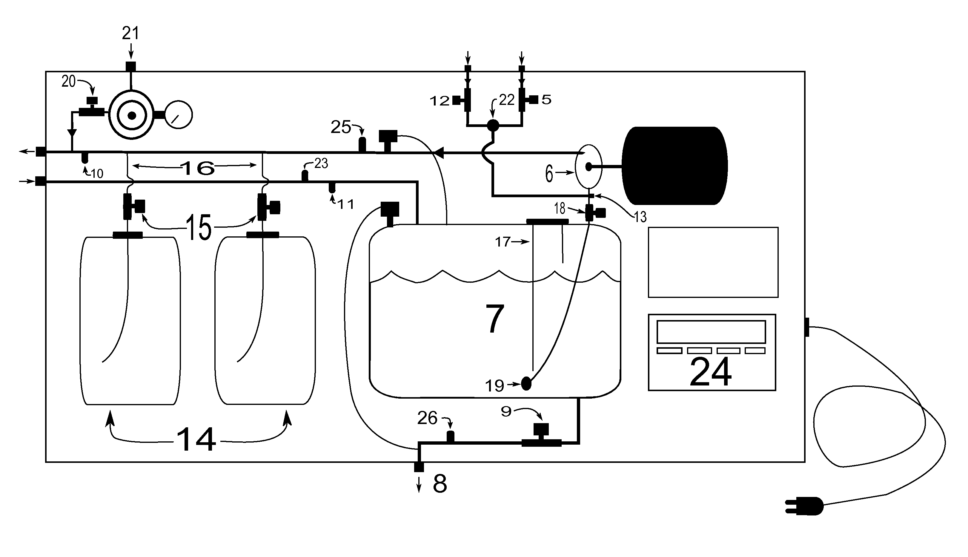 In-place recirculatory draft beer line cleaning system