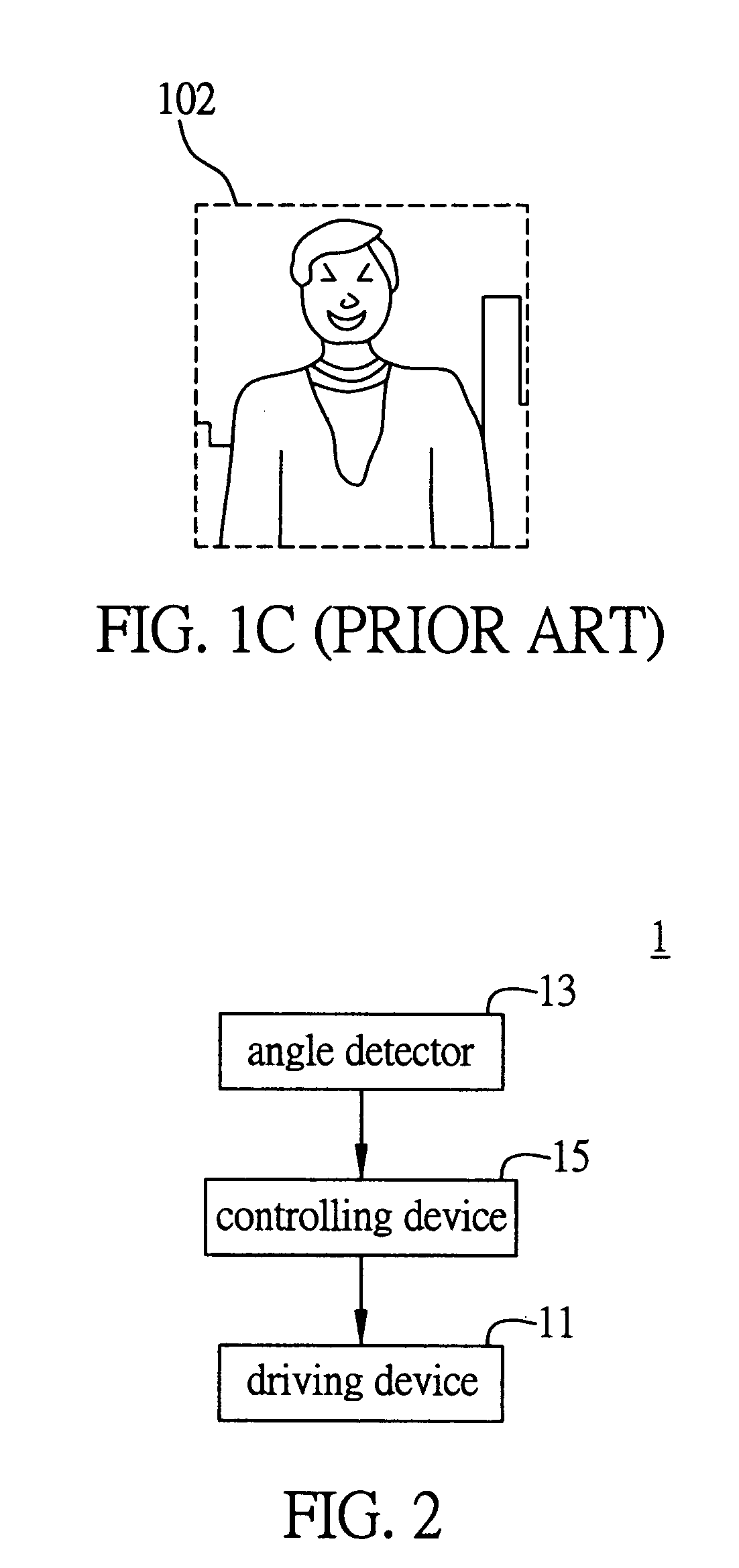 Automatic angle adjusting system