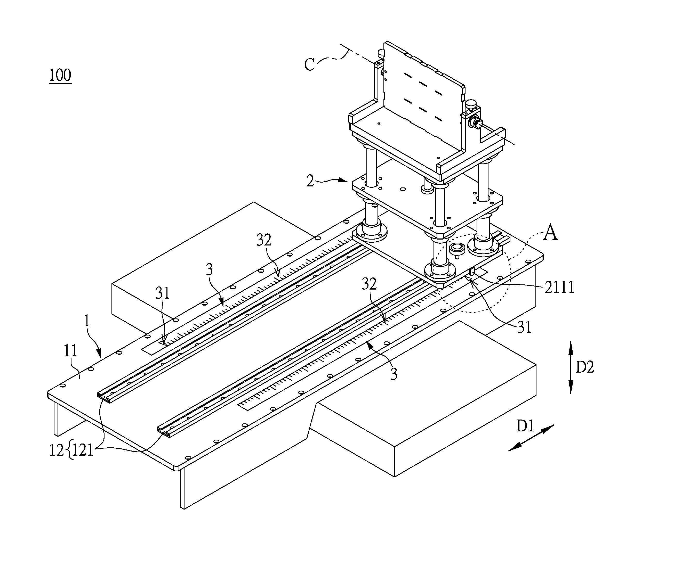 Holder for antenna testing