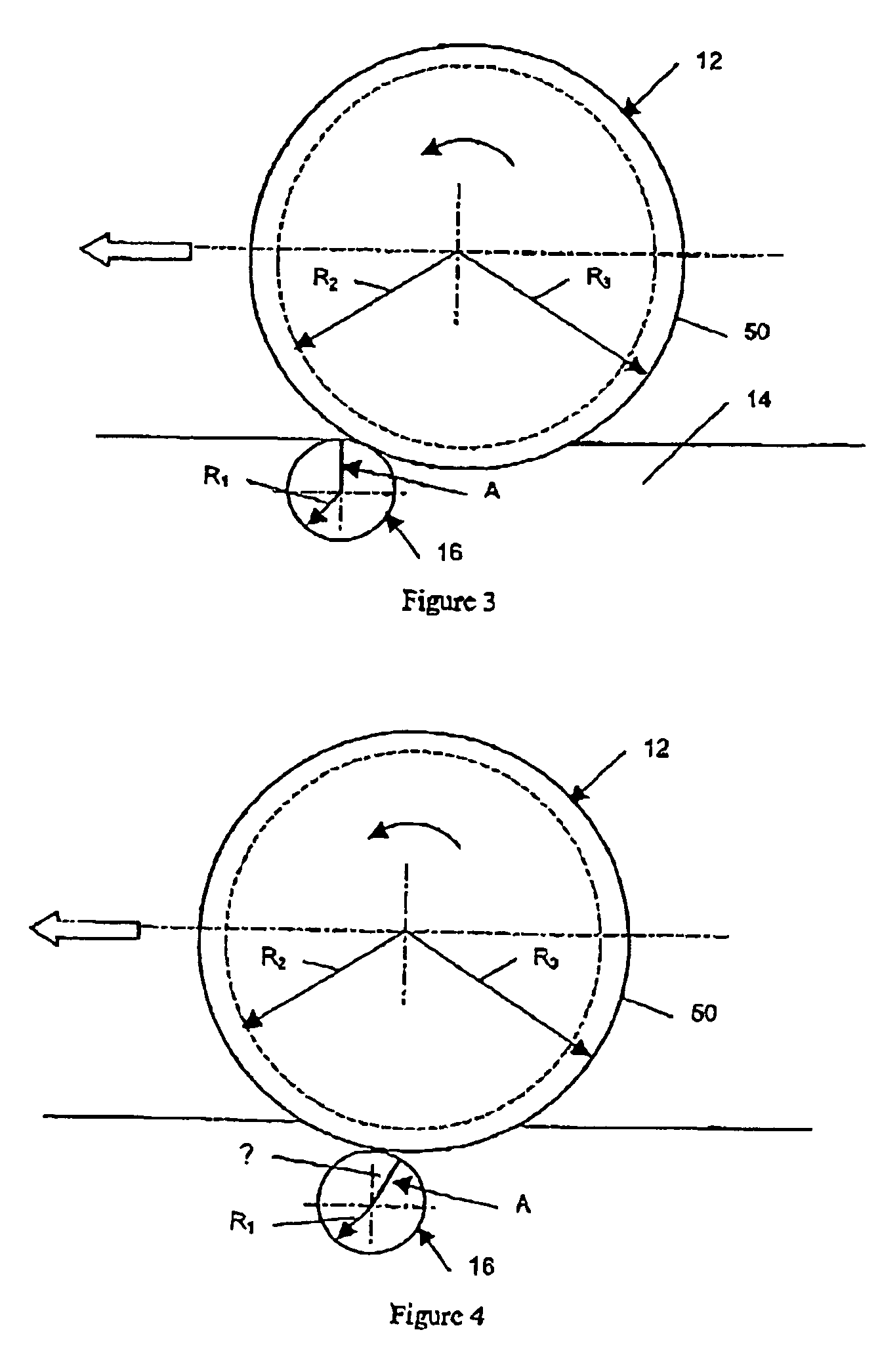 System for detecting sliding of a wheel travelling along a track