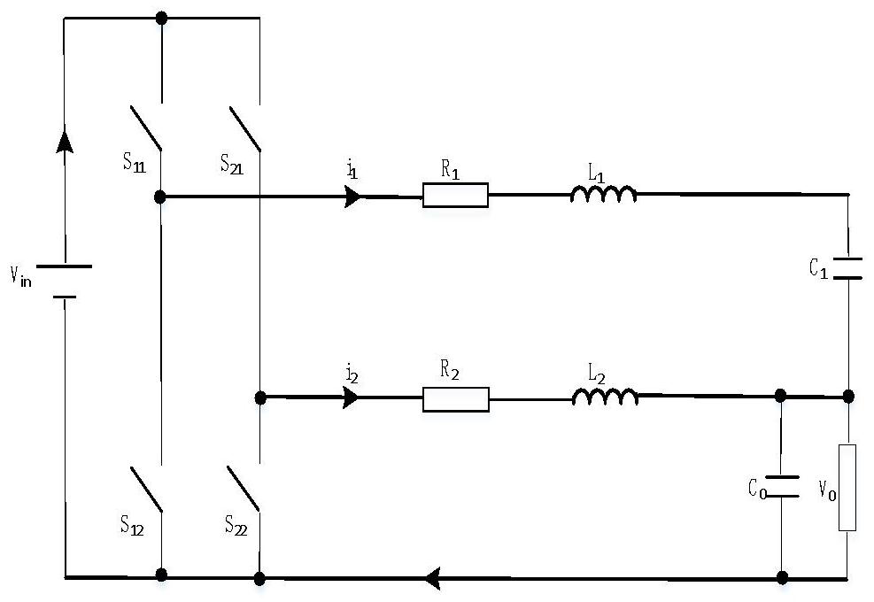 Topological structure of multiphase stacked interleaved buck converter