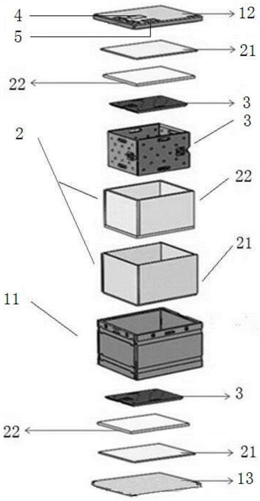 A mobile cold chain device based on vacuum insulation material