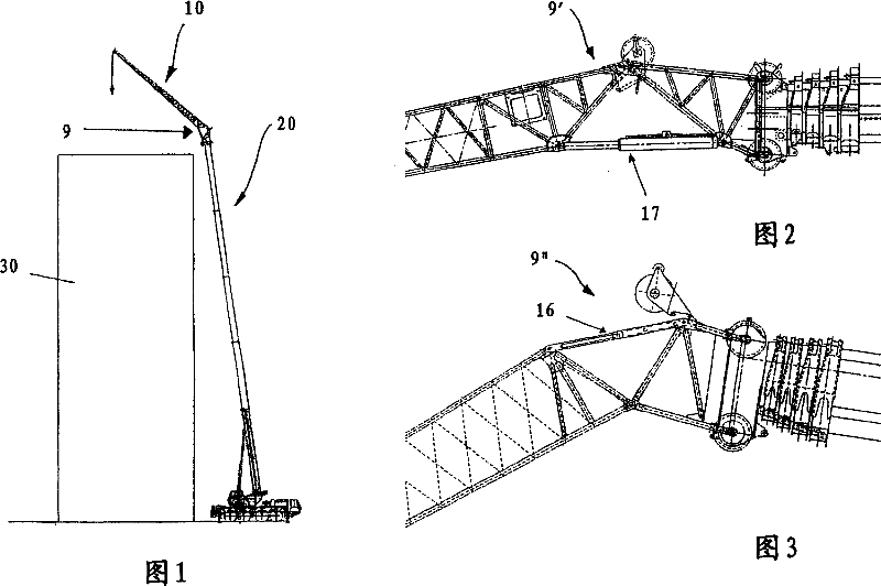 Folding pinnacle bending device