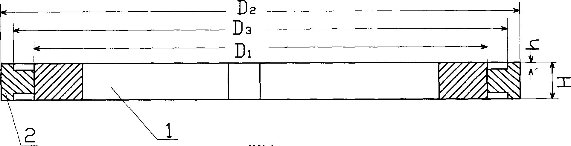 Build-up welding repair process of disc shear blade and repaired disc shear blade thereby