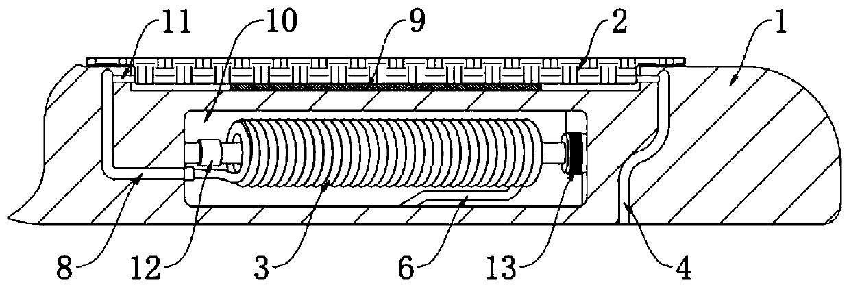 Outdoor constant-temperature bench