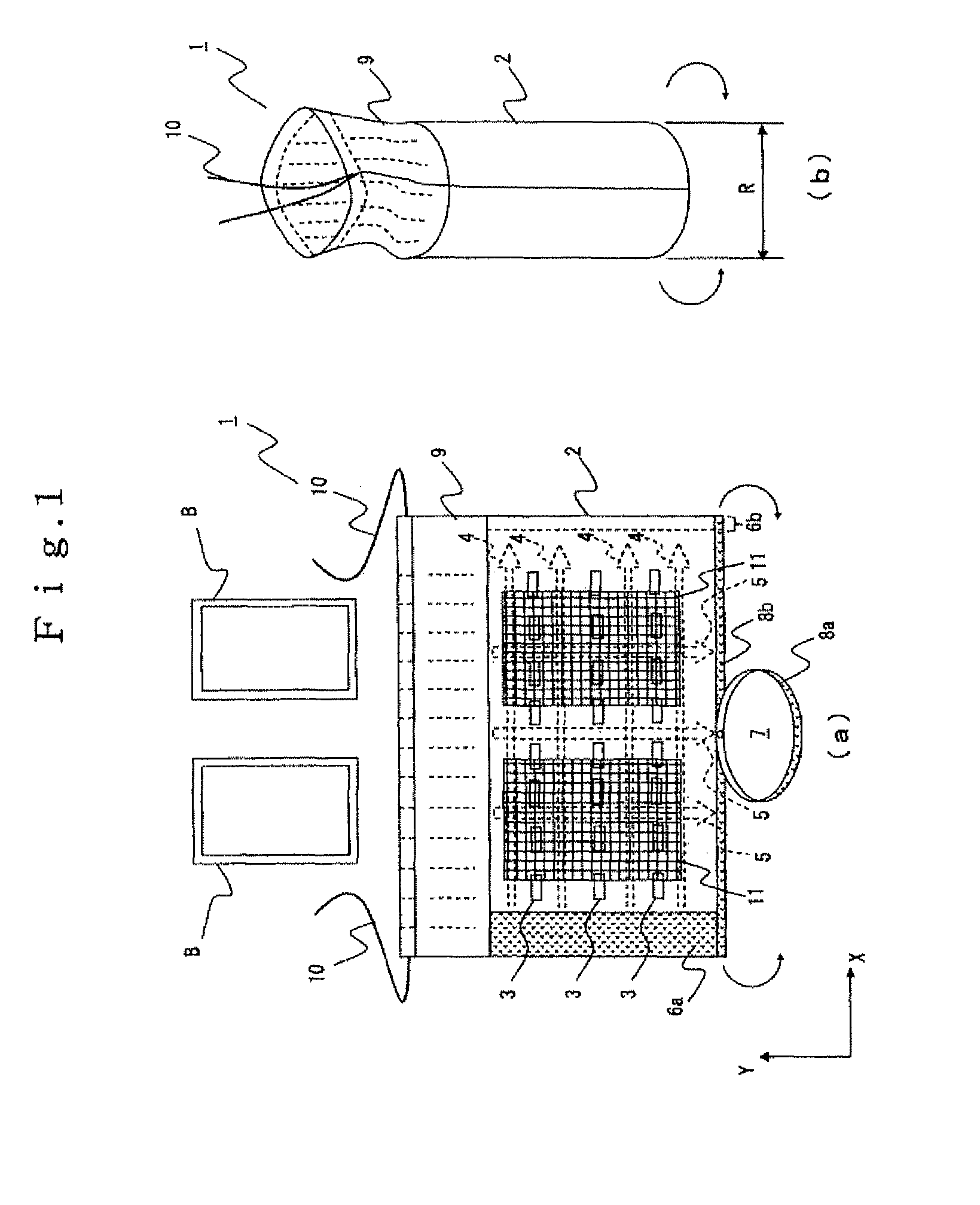 Gelling agent heating unit