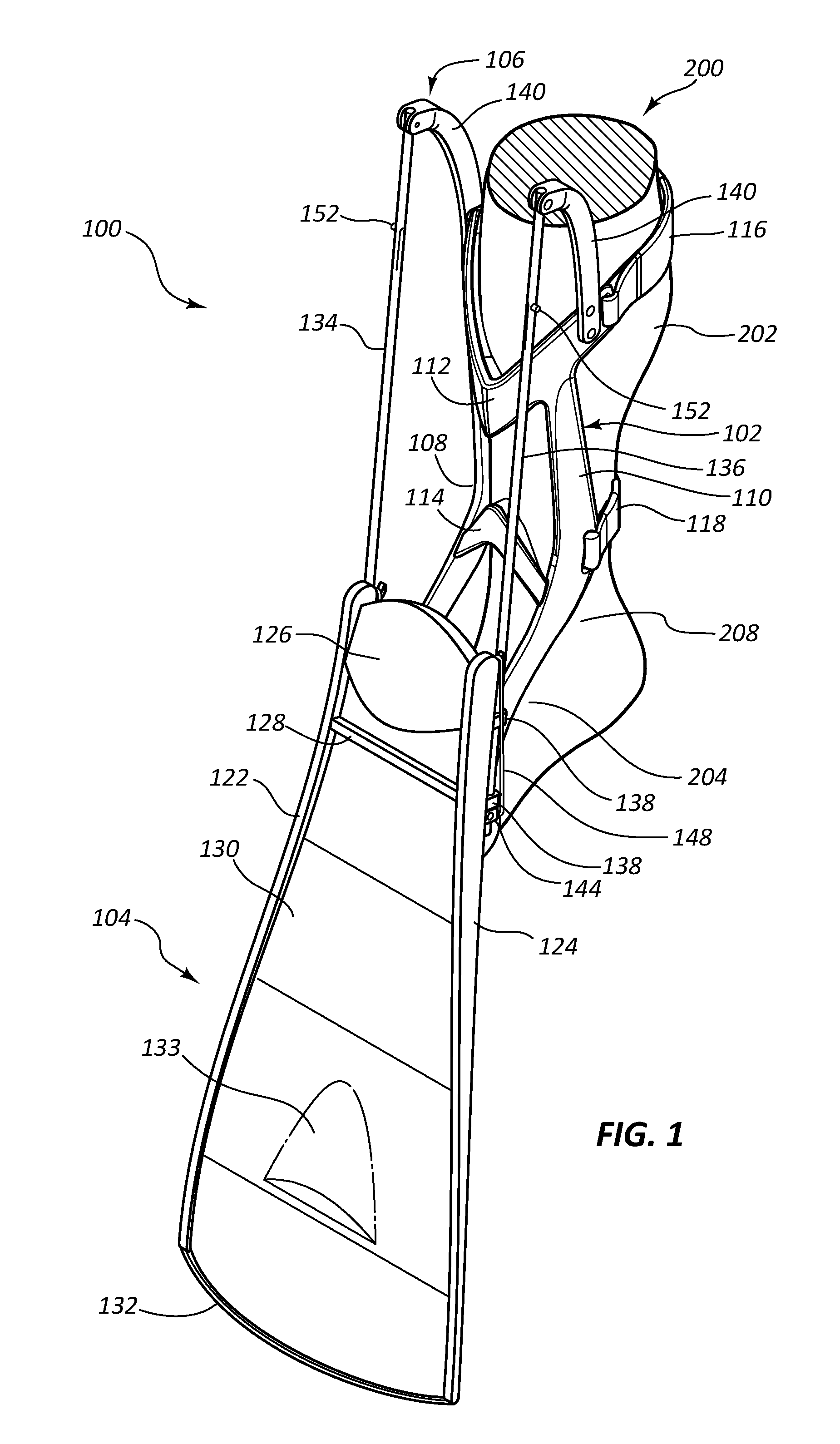 Retractable swim fins