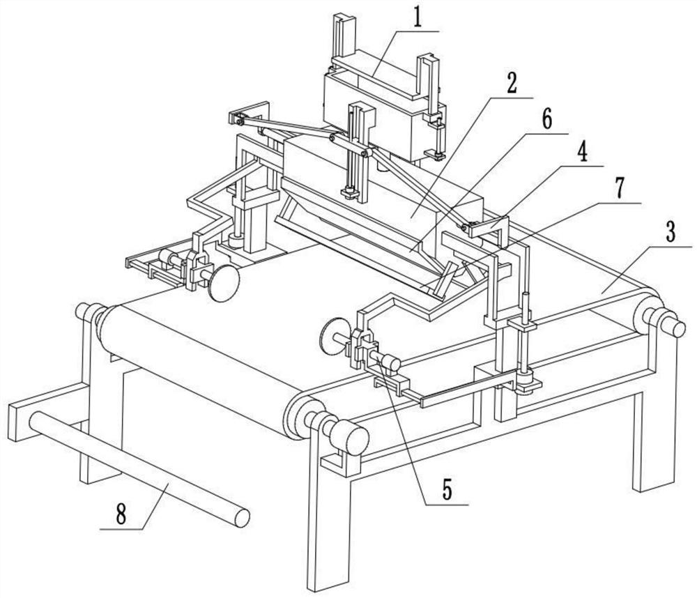 Melt-blown cloth and preparing system and preparing process thereof